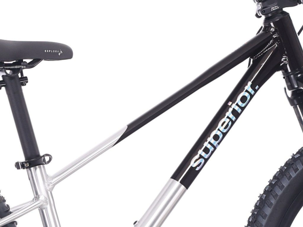 Велосипед Superior Team 24 (Gloss Brushed Alu/Rainbow Black) 2026